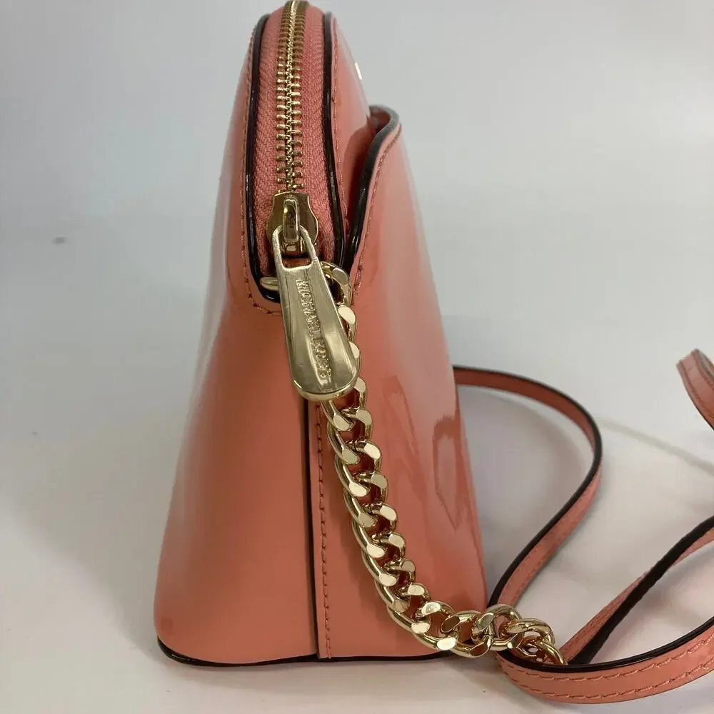 MICHAEL KORS NWT PATTON LEATHER PEACH WOMENS CROSSBODY BAG